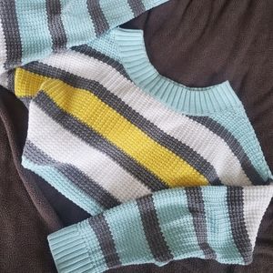 Liz Claiborne striped sweater XL